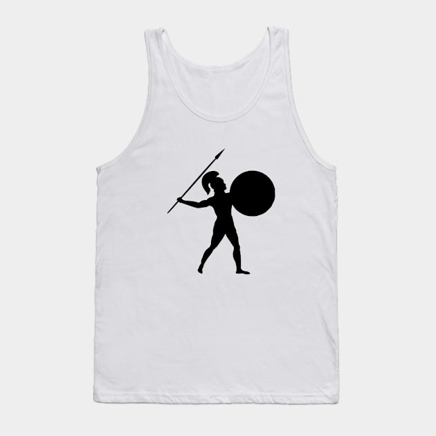 Hoplite in action Tank Top by HELLINISMOS